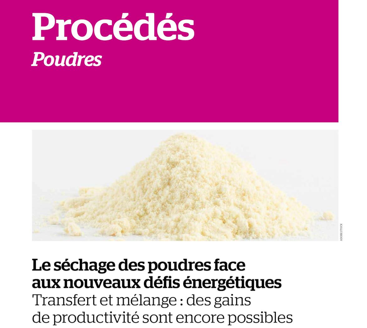 Dossier Poudres : décarbonation, transferts et mélanges, les nouveaux défis de l&rsquo;industrie